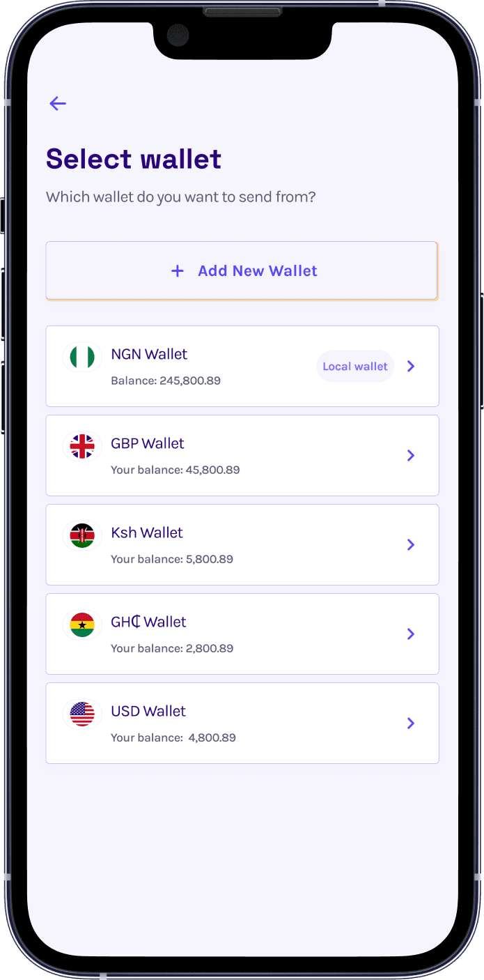 Select your preferred wallet